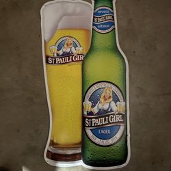 St Paul Girl Lager Store Tin Sign