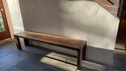 Solid Wood Dining/Entryway Bench