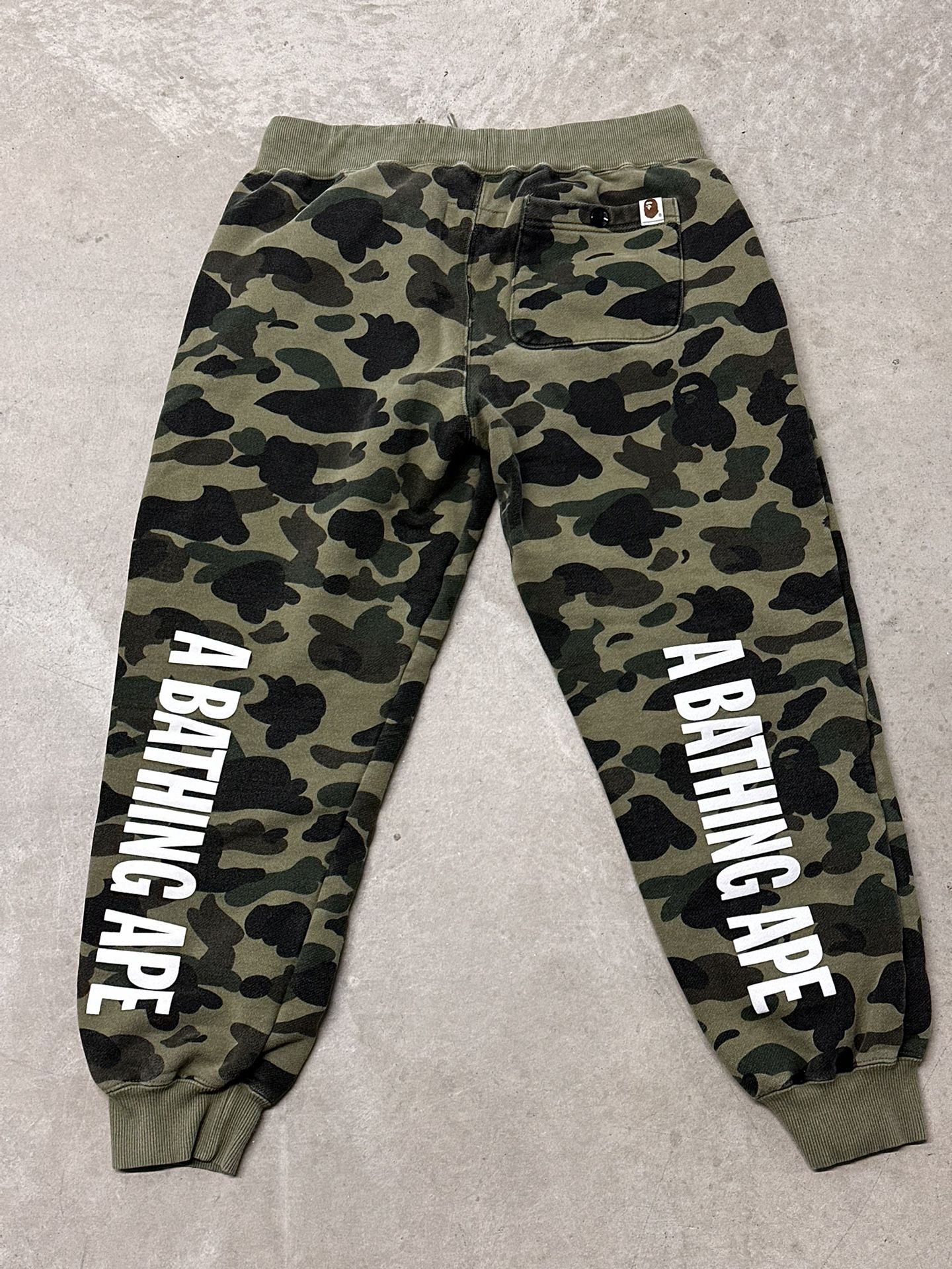A bathing Ape Camo Sweat Pants