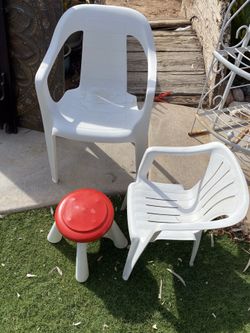 Plastic chairs