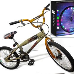 20” Bmx Bike With Led Spokes Light Up