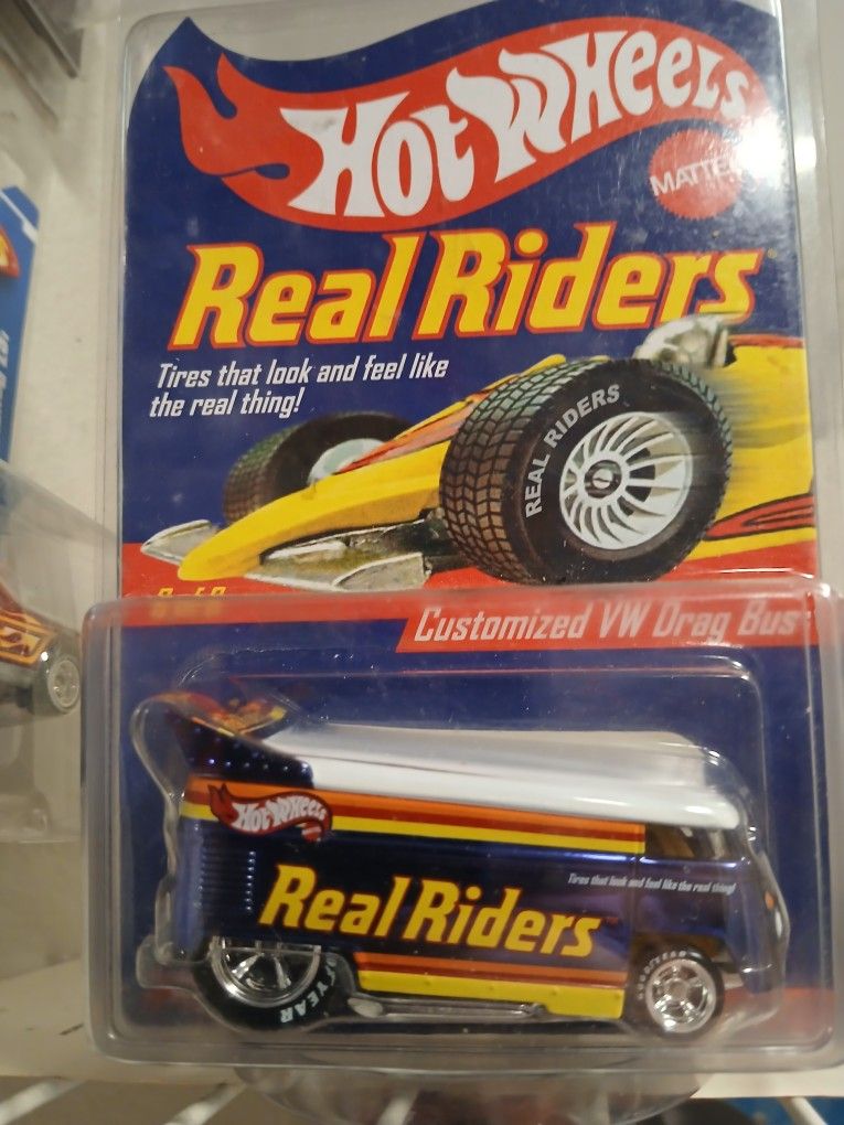 Red Line Club Car Rare Exclusive Real Riders Custom V.w Drag Bus