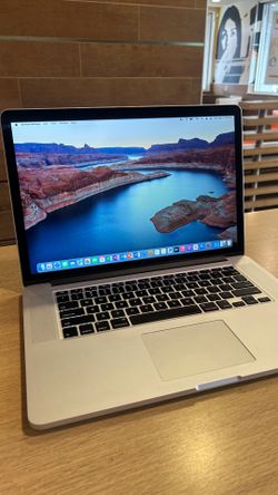 Apple MacBook Pro 15” Retina i7/16GB/500GB SSD $350