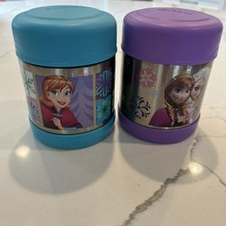 2 Disney Princess Thermos 10oz
