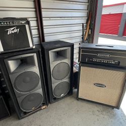 Studio/Gig Bass & Guitar Speakers and Amp 
