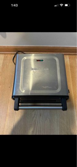 George Foreman Contact Smokeless - Ready Grill, Family Size (4-6 Servings)