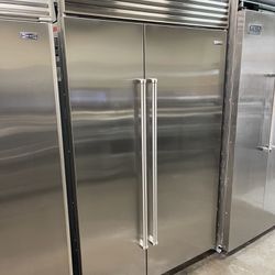 Sub Zero Legacy 48” Stainless Steel Built In Side By Side Refrigerator 