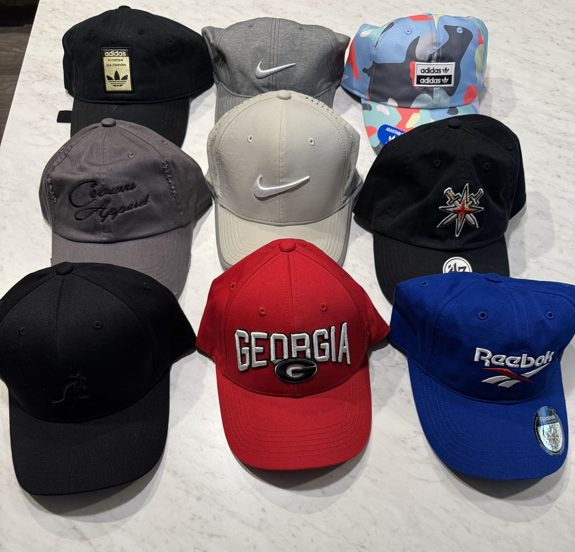 Assorted Caps ( Nike, Adidas, Reebok, Kangol)