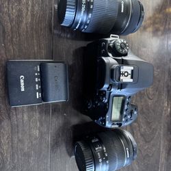 Canon EOS 90D with 2 Lenses