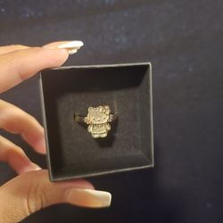 Hello Kitty Gold Plated Ring