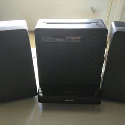 Sony CD Receiver Model HCD-LX201 with 2speakers