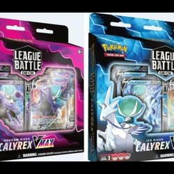 Pokemon Ice & Shadow Rider Calyrex VMAX League Battle Decks tcg 2 Sets