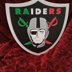 8" Raiders Plaque 