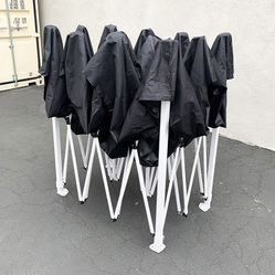 Brand New $190 Heavy Duty EZ Popup Canopy 10x15’ with (3 Sidewalls) Outdoor Gazebo, Carry Bag (2 Colors) 