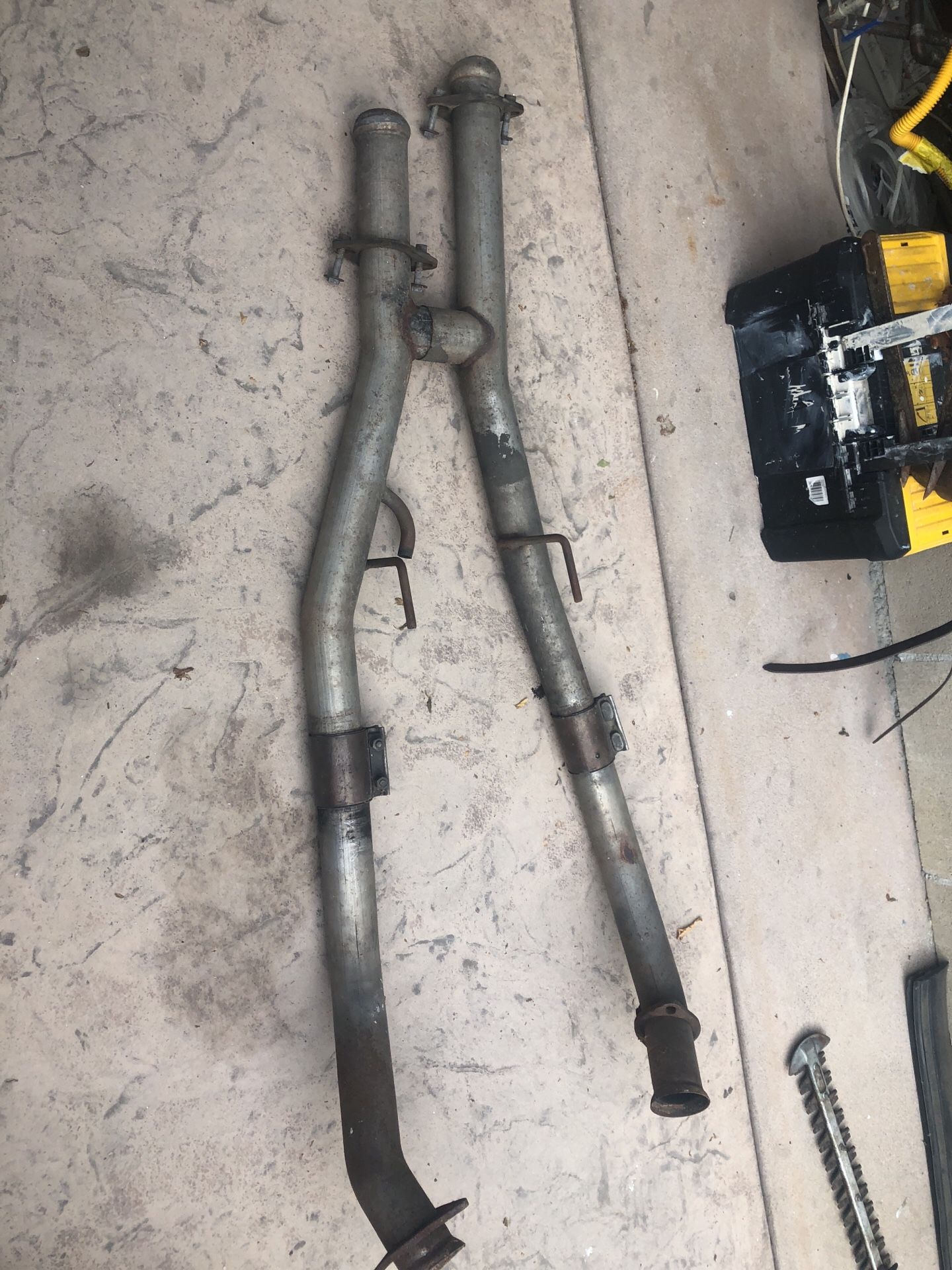 Mustang fox body Off road H pipe