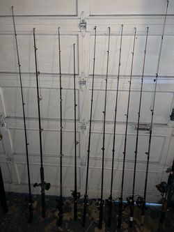 10 Fishing Rods & Reels