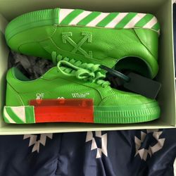 Lime green offwhites