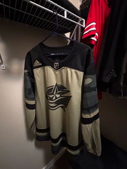 Authentic Blue Jackets Military Appreciation Jersey