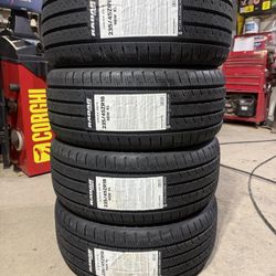 (4) - 235/45/18 Radar Dimax AS-9 Tires