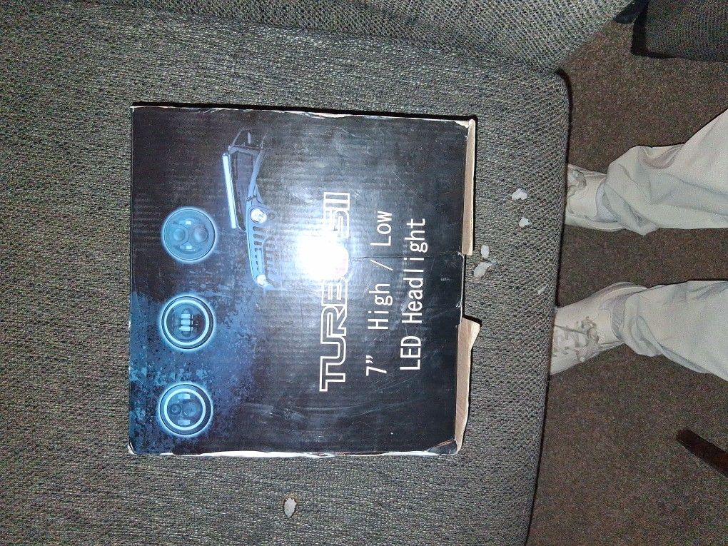 Half Price Brand New In Box Turbo S2 7 Inch High Low LED Headlight For A Motorcycle Or Jeep