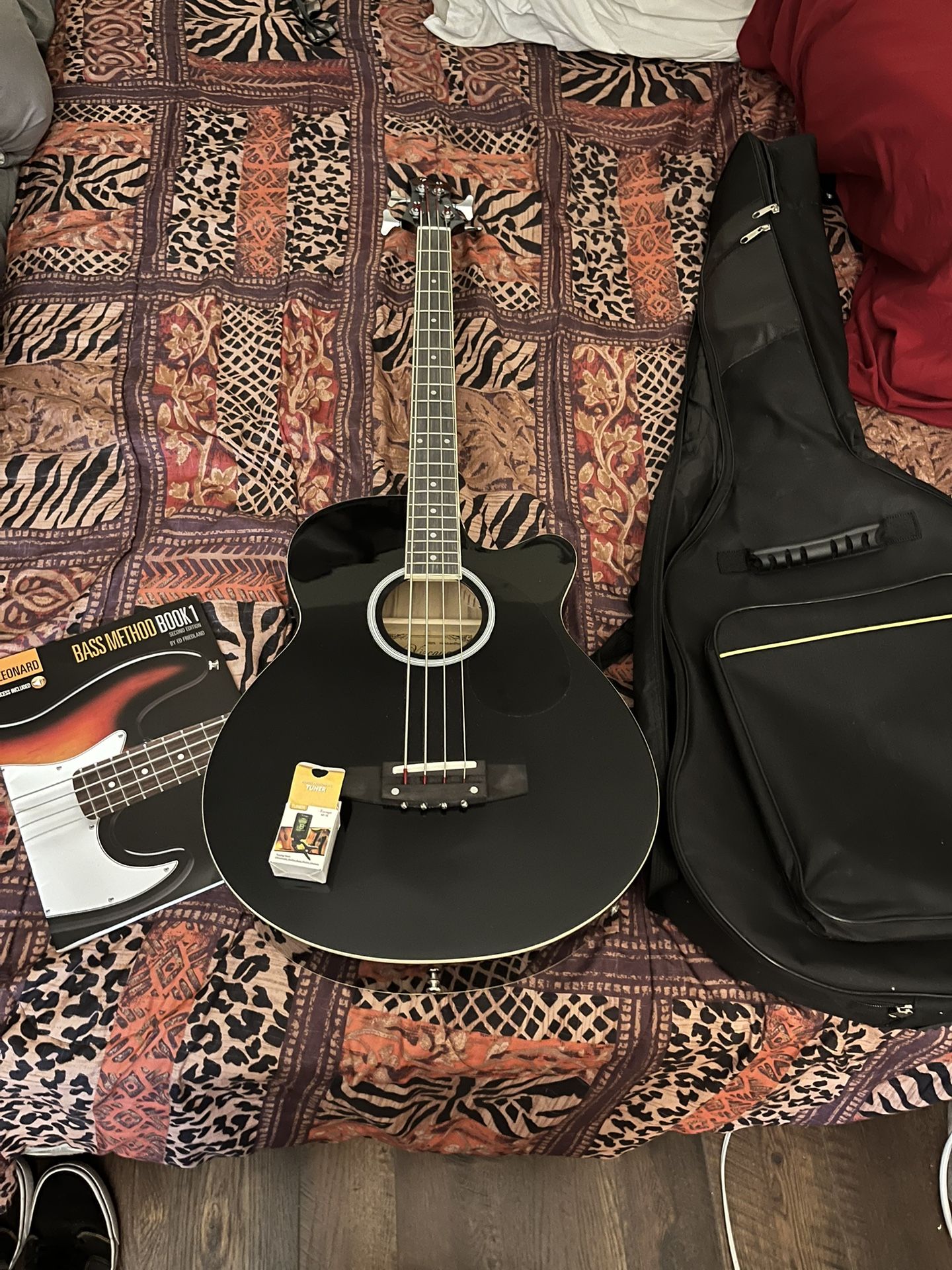 Acoustic Electric Bass Guitar