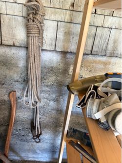 Rope and pulleys