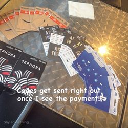 Active Gift Cards (send Best Offer)