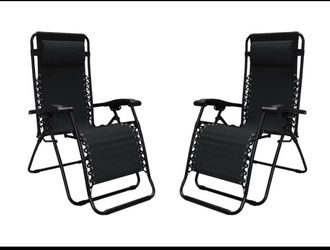 2 pc zero gravity chairs