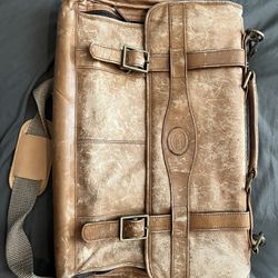 Roma Leather Messenger Bag