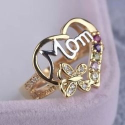 New Jewelry Fashion Mom Ring