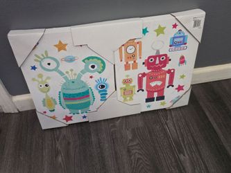Monster/robots wall art