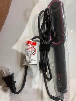 Tymo Ring Hair Straightener Comb Auto Shut-Off 5 Temps Anti-Scald Black Purple
