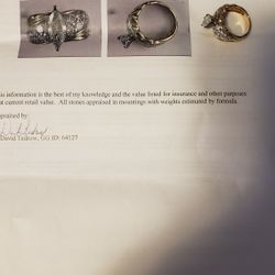 Womens Marquise Cut Diamond Ring