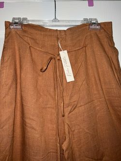 Pumpkin Spice Linen Pant 