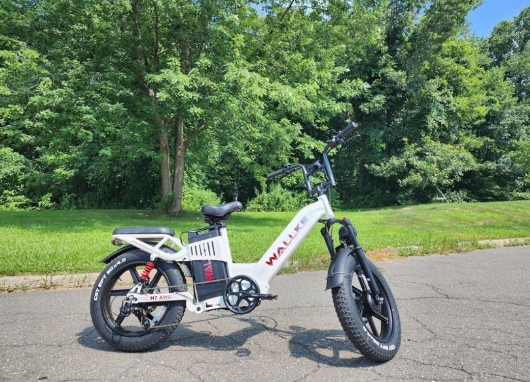 32mph Powerful 150 mile range Dual Motor Ebike Wallke H7