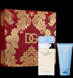 Dolce & Gabbana Light Blue Gift Set 50ml 1.7 eau de toilette Perfume + Cream