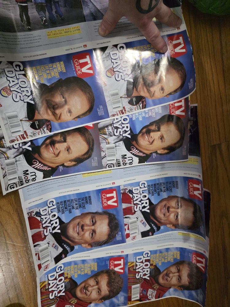 Nascar TV Guide Covers