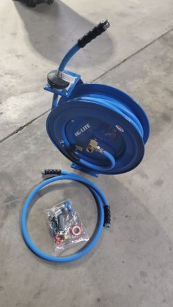 Heavy duty water hose with reel