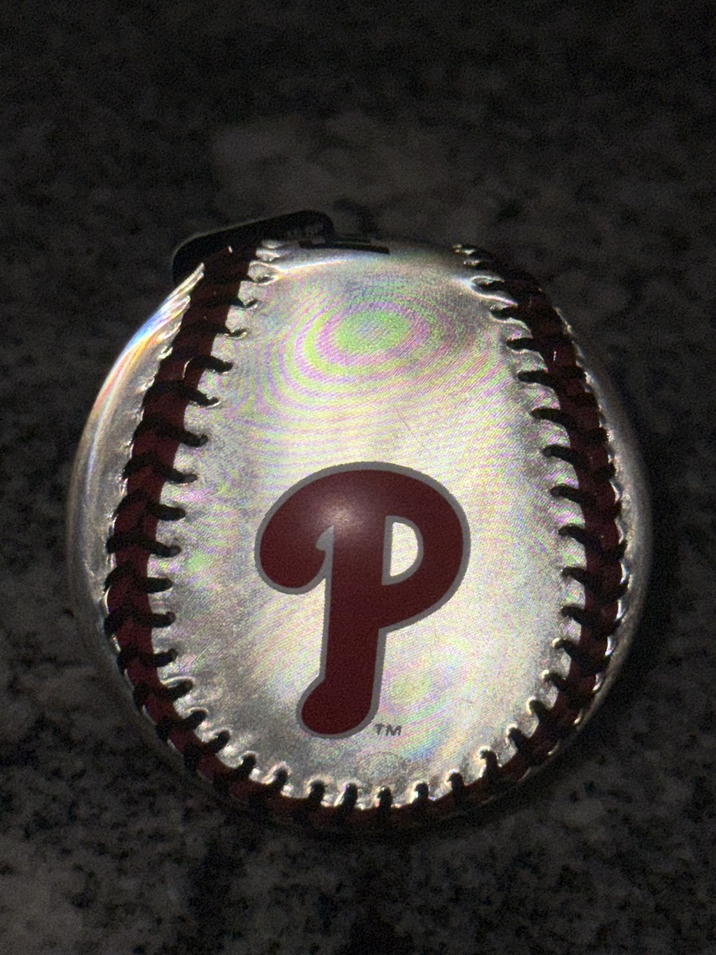 Rare Holographic Philadelphia Phillies Official MLB Franklin Baseball - Keepsake