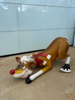 Rudolph the Red-Nosed Reindeer Ice Skating Holiday Decoration Christmas
