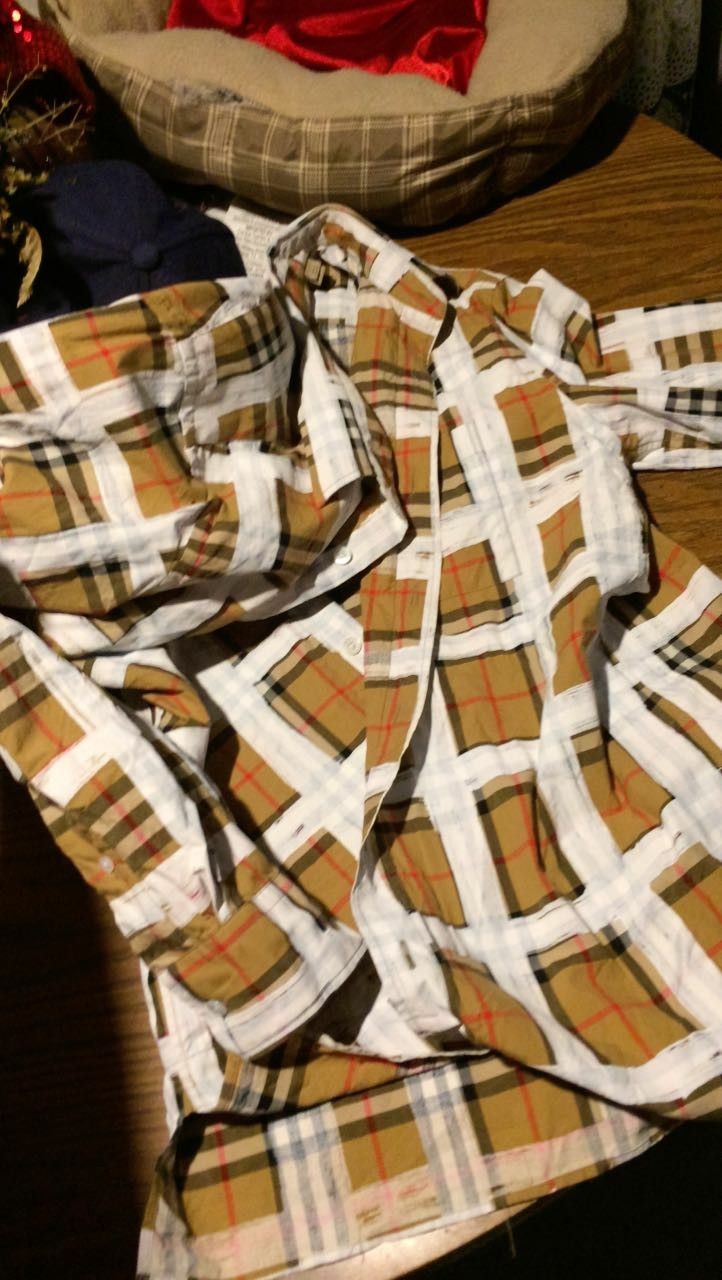 Burberry button up sz medium