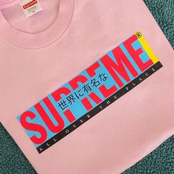 Men’s Supreme T-Shirt, Supreme All Over Tee