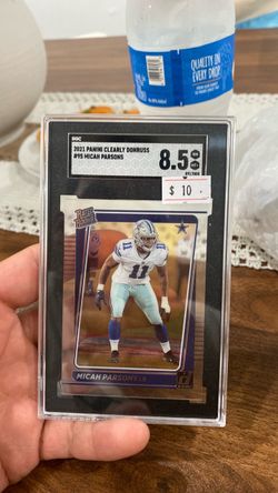 2021 Panini Clearly Donruss Micah Parsons Rated Rookie SGC 8.5