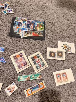 Stamp collection mostly foreign old space stamps!
