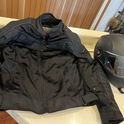 Sedici Carbon Helmet & Bilt Weatherproof Padded Jacket