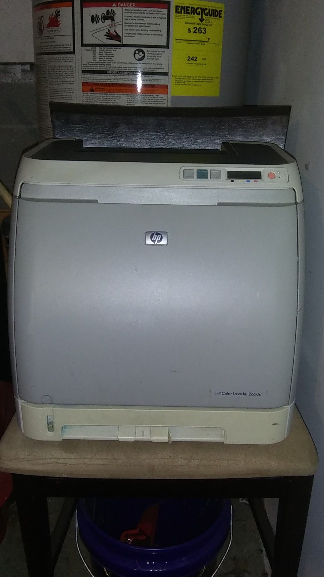 HP Color Laser Jet 2600N Printer & Toner