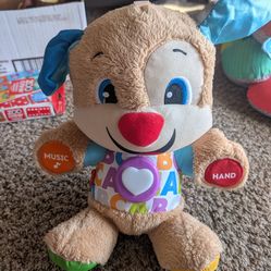 Fisher-Price Laugh & Learn Smart Stages Musical Talking Plush Toy Puppy Dog