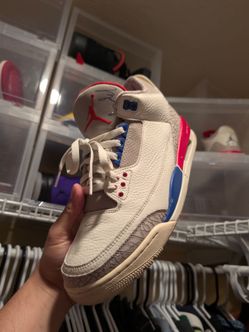 Air Jordan 3 Retro Internation Flight Sneaker Size 9.5