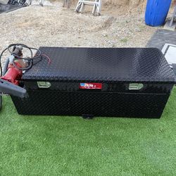 60 gal fuel transfer tank with top box