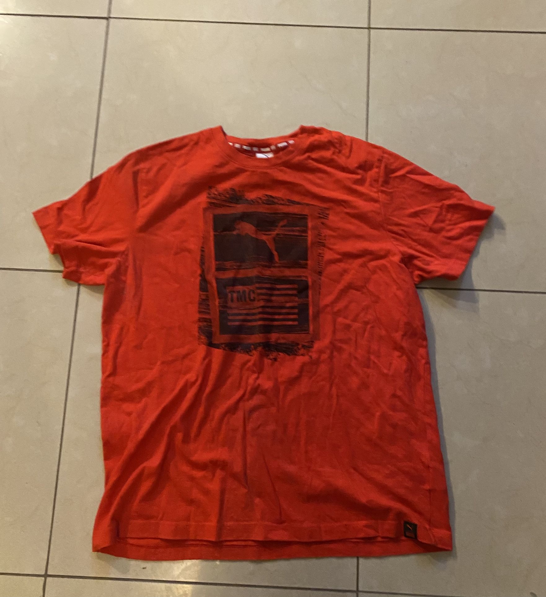 Puma red tmc shirt size 2XL (used)